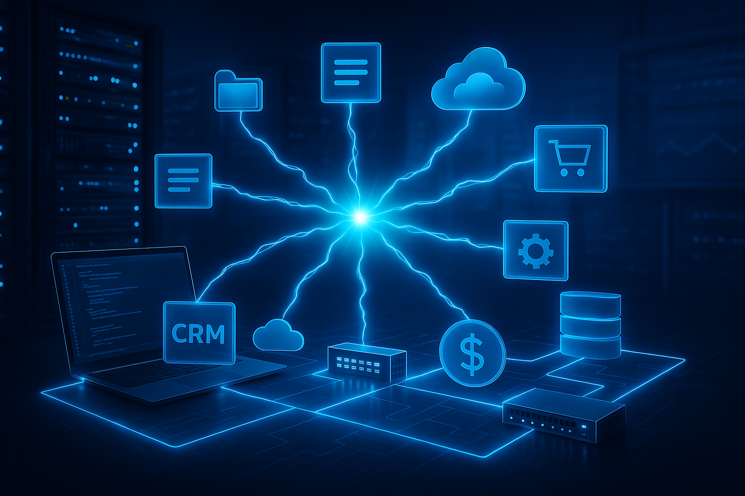 Schemat integracji systemów